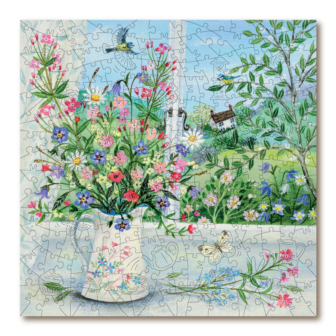 Victory Wooden Jigsaw Puzzles | Jug Of Wildflowers – Victory Wooden Puzzles