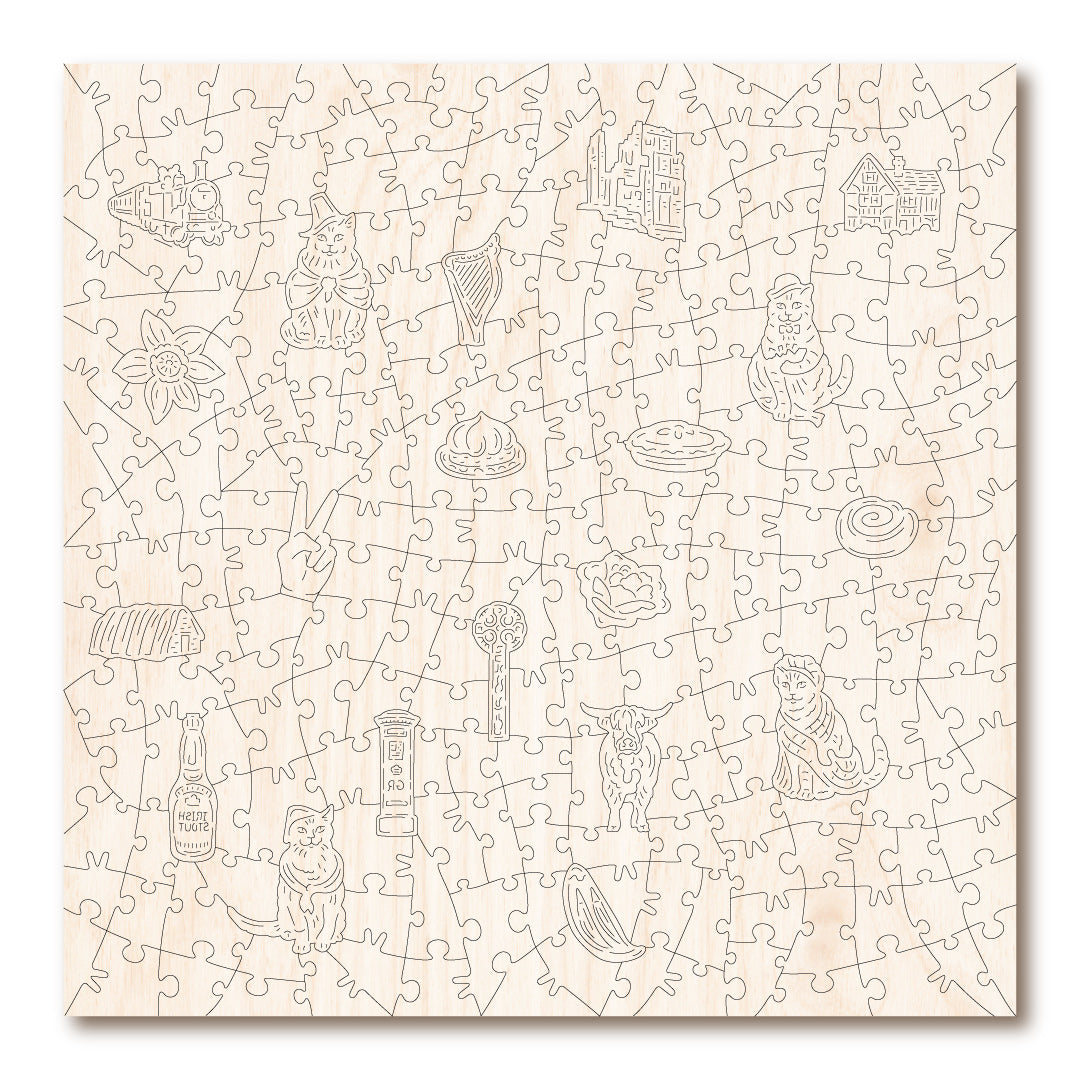 Victory Wooden Jigsaw Puzzles | Cats of the British Isles