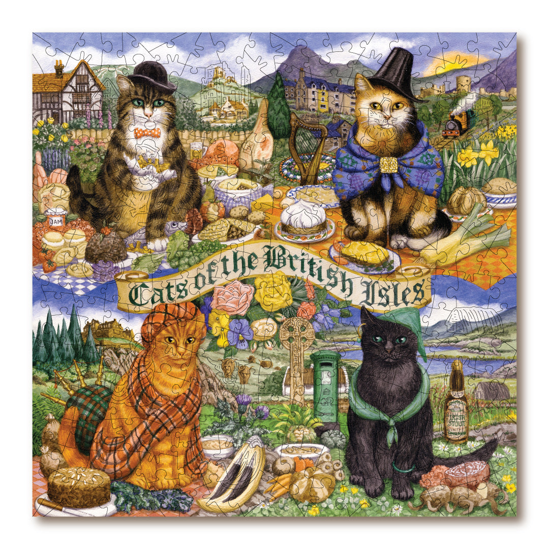 Victory Wooden Jigsaw Puzzles | Cats of the British Isles