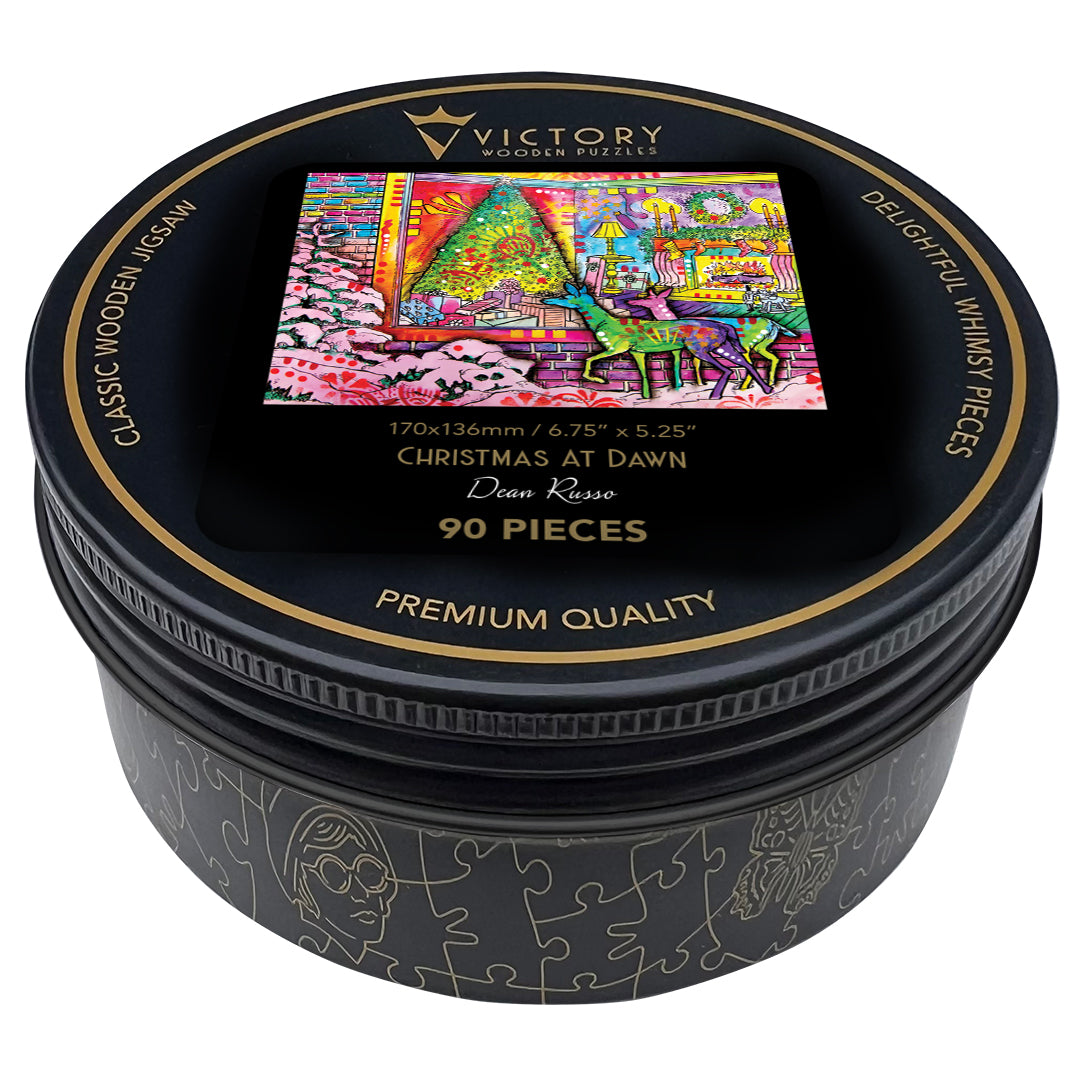 Victory Wooden Jigsaw Puzzles | Christmas At Dawn MINI QT