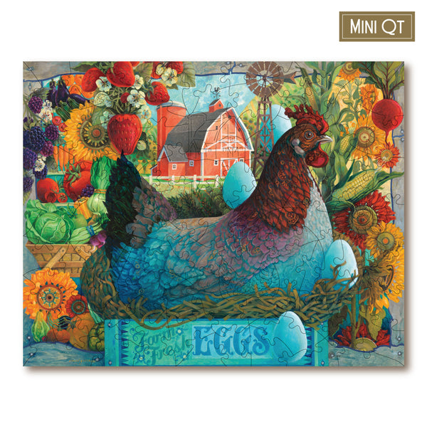 Victory Wooden Jigsaw Puzzles | Farm Fresh MINI QT