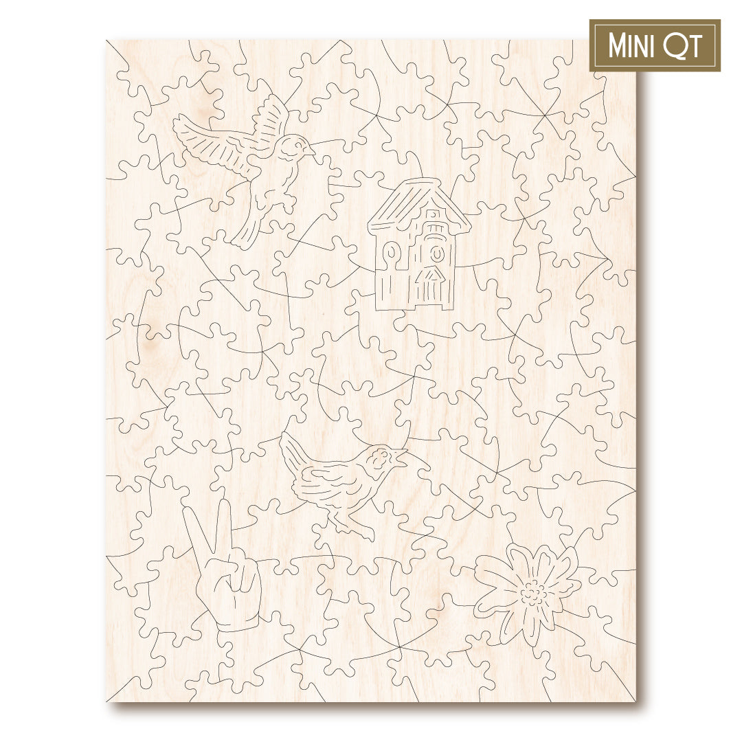 Victory Wooden Jigsaw Puzzles | Rose Trellis MINI QT – Victory