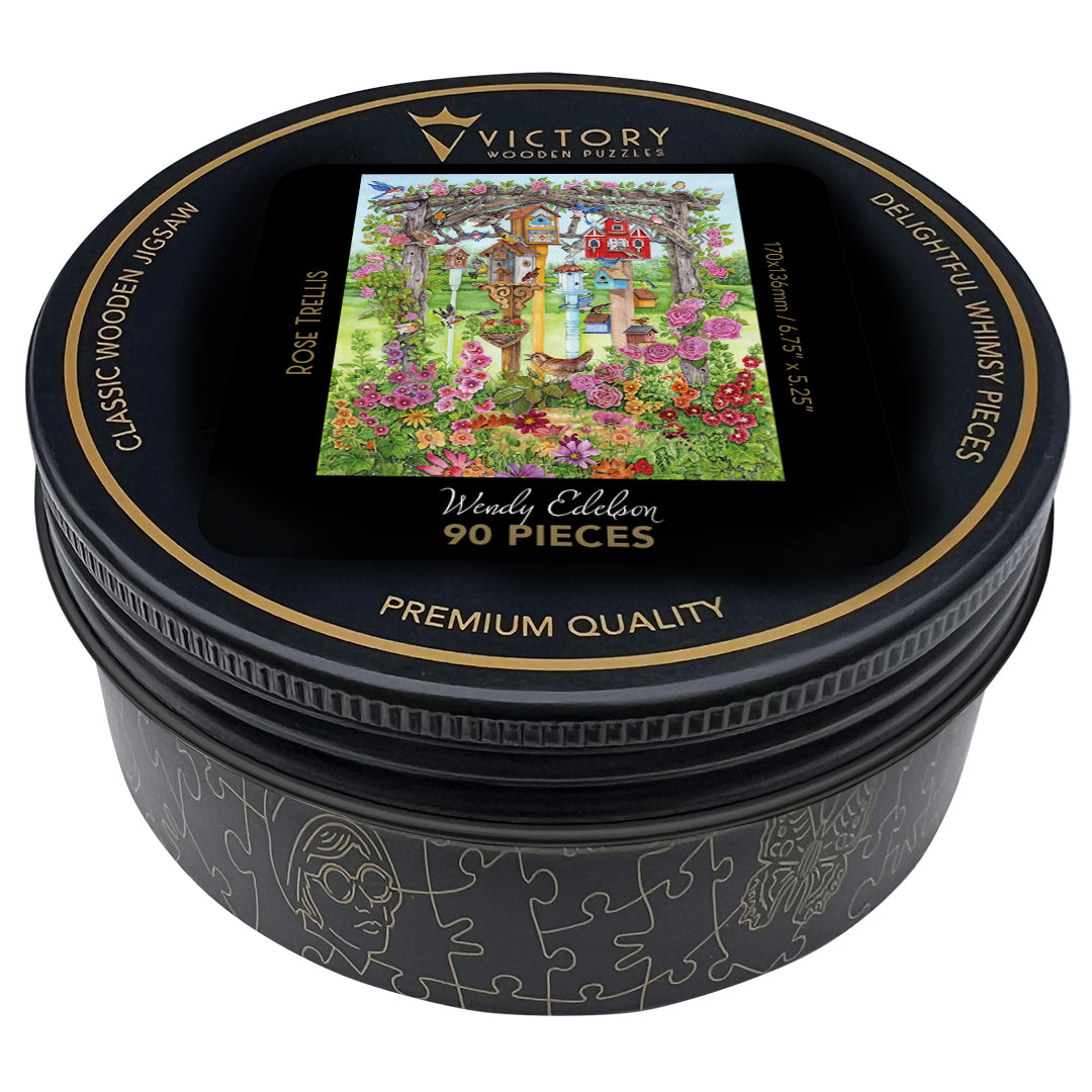 Victory Wooden Jigsaw Puzzles | Rose Trellis MINI QT – Victory