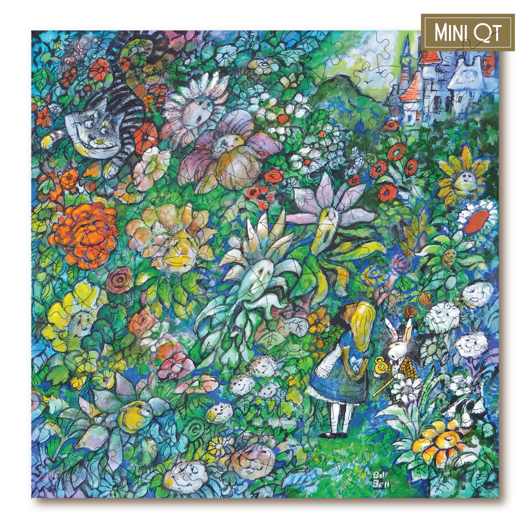 Victory Wooden Jigsaw Puzzles | In The Wonderland Garden MINI QT
