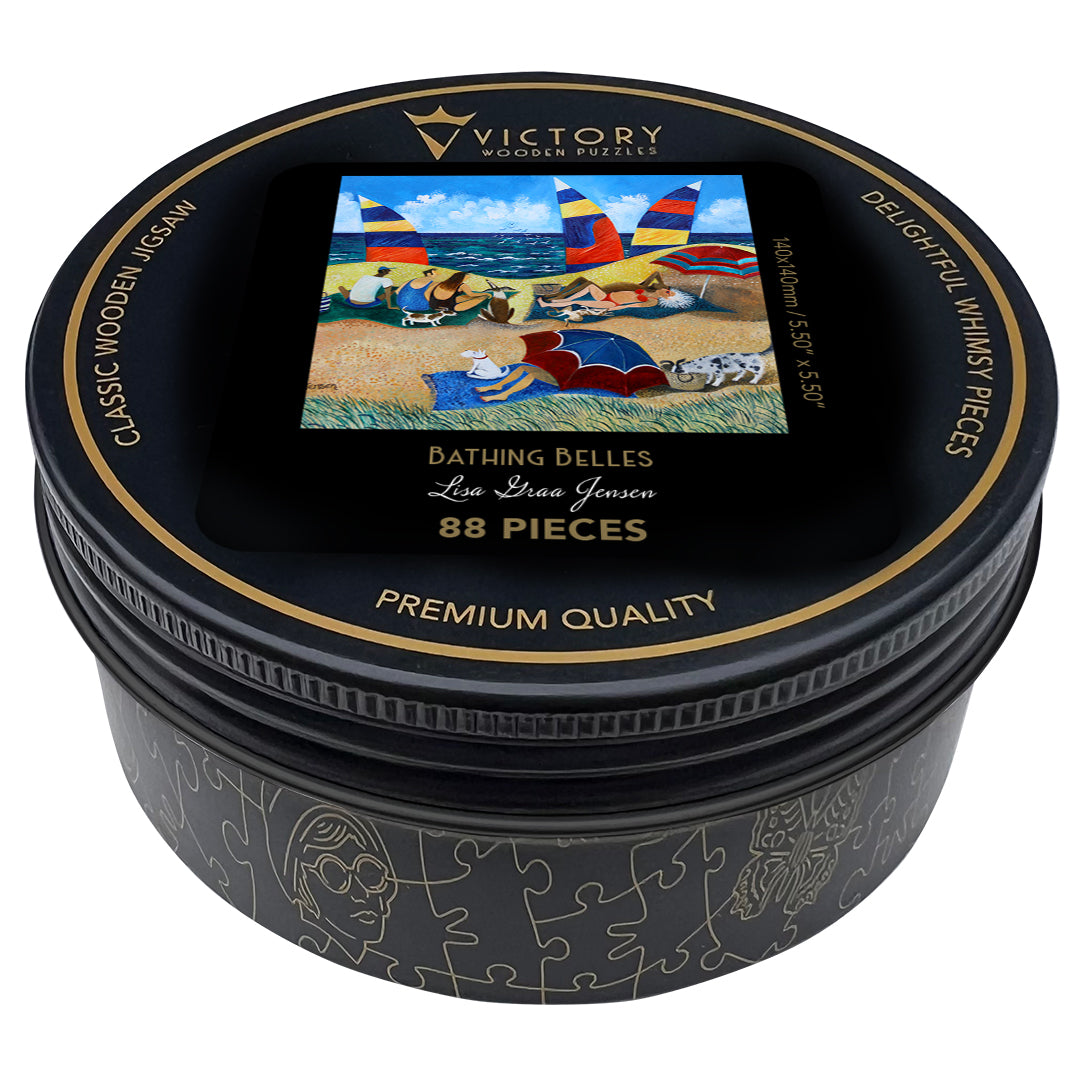 Victory Wooden Jigsaw Puzzles | Bathing Belles MINI QT